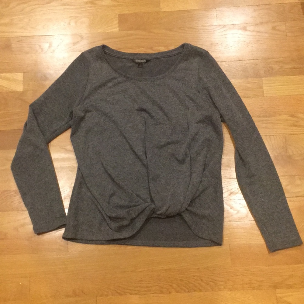 Peyton Jensen French Tuck Knotted Sweater